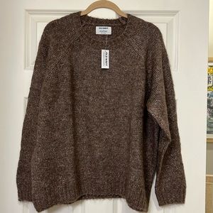 NWT Old Navy Brown Marked-Like Sweatee